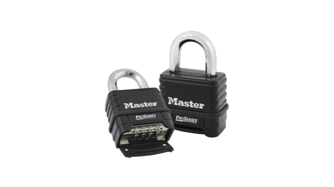 Master Lock Combination Combination Padlock, 9mm Shackle