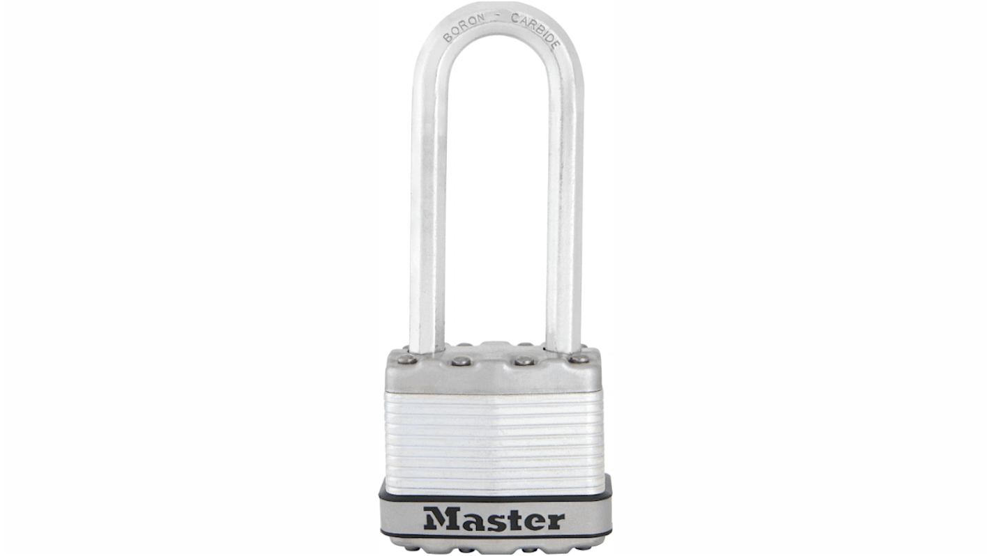 Master Lock Key Weatherproof Steel Padlock, 8mm Shackle