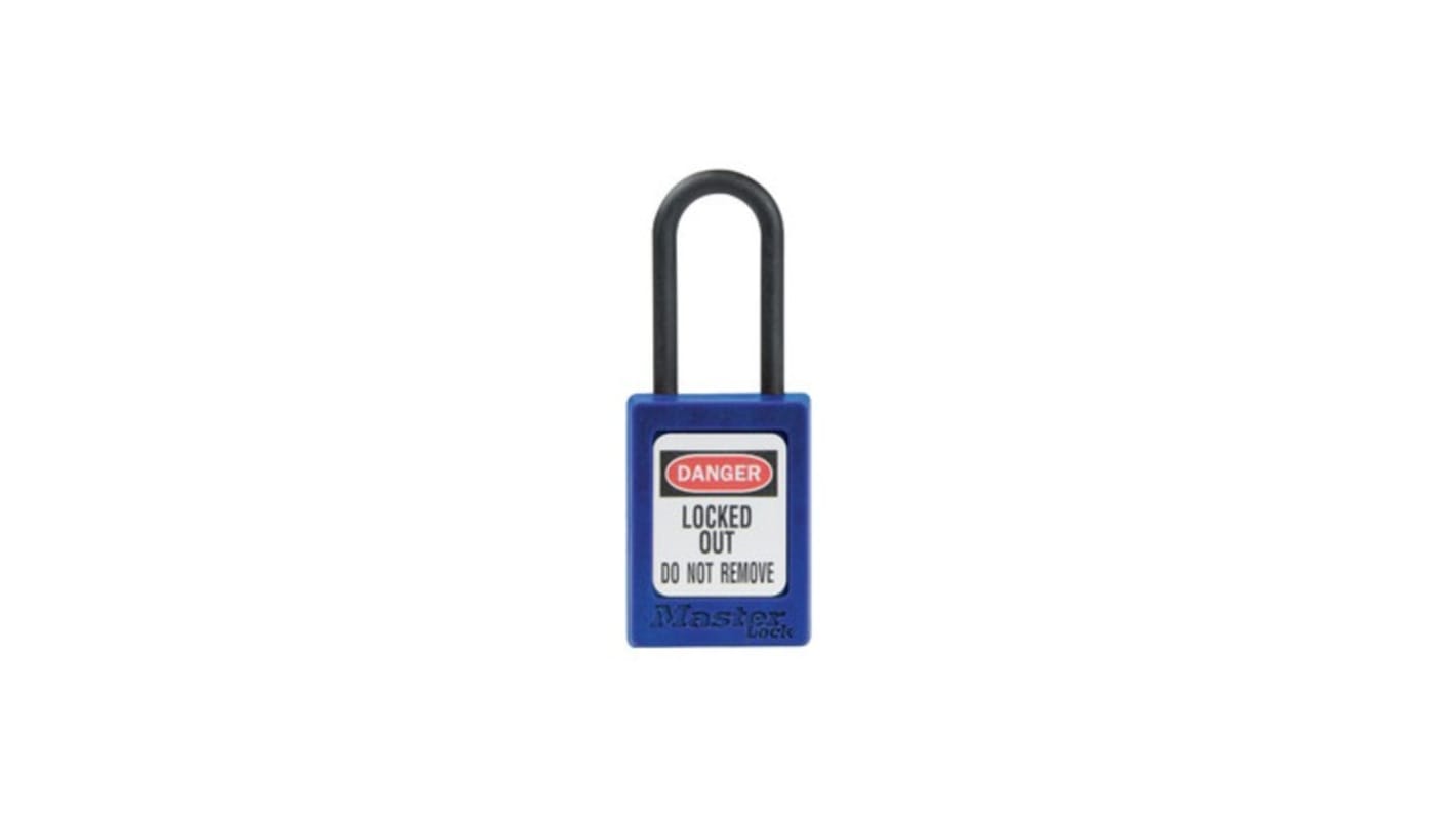 Master Lock Key Safety Padlock, 4.76mm Shackle