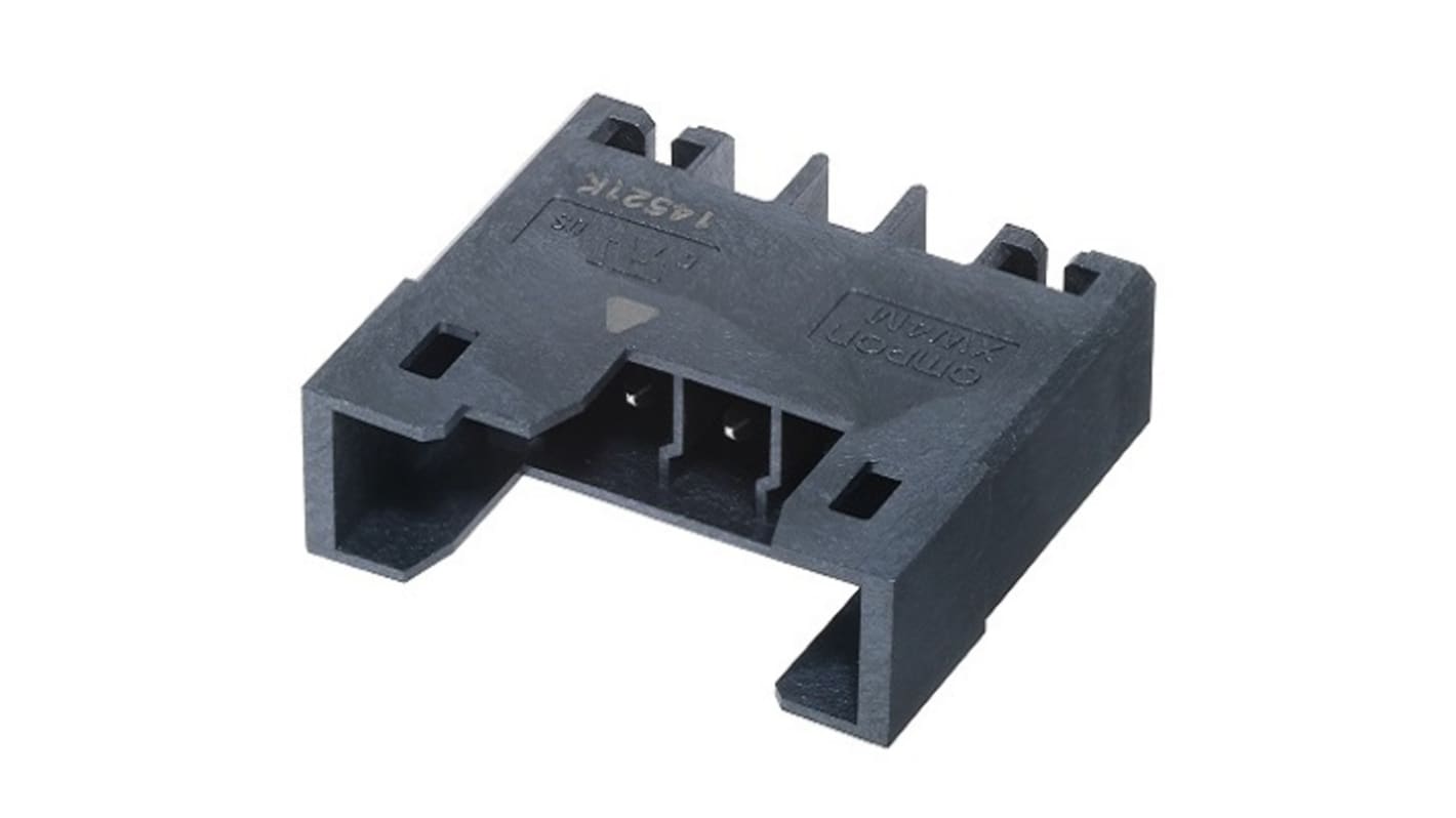 Omron 3.5mm Pitch 3 Way Pluggable Terminal Block, Header, Through Hole