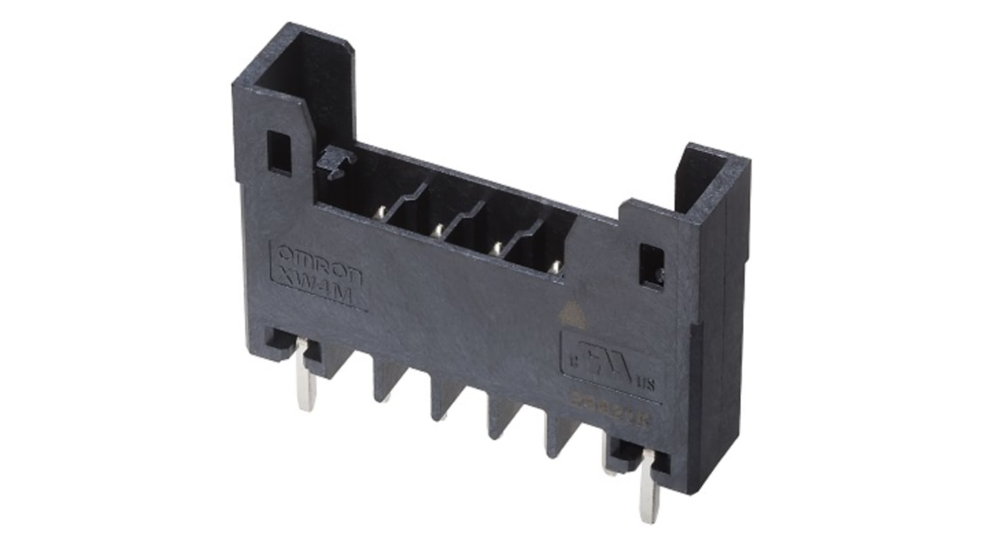 Omron 3.5mm Pitch 5 Way Pluggable Terminal Block, Header, Through Hole