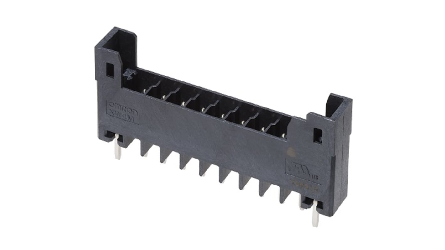 Omron 3.5mm Pitch 9 Way Pluggable Terminal Block, Header, Through Hole