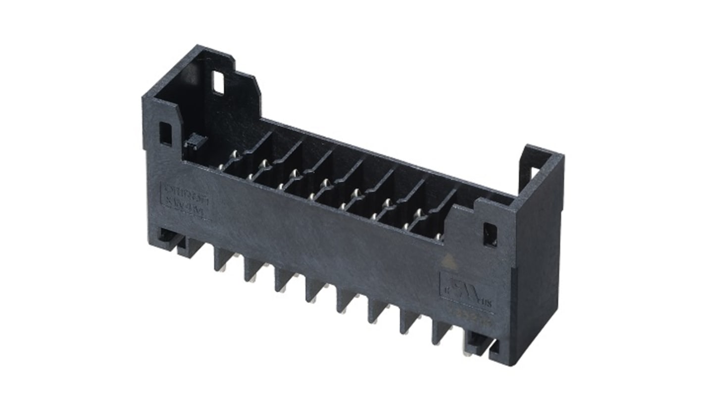 Omron 3.5mm Pitch 18 Way Pluggable Terminal Block, Header, Through Hole