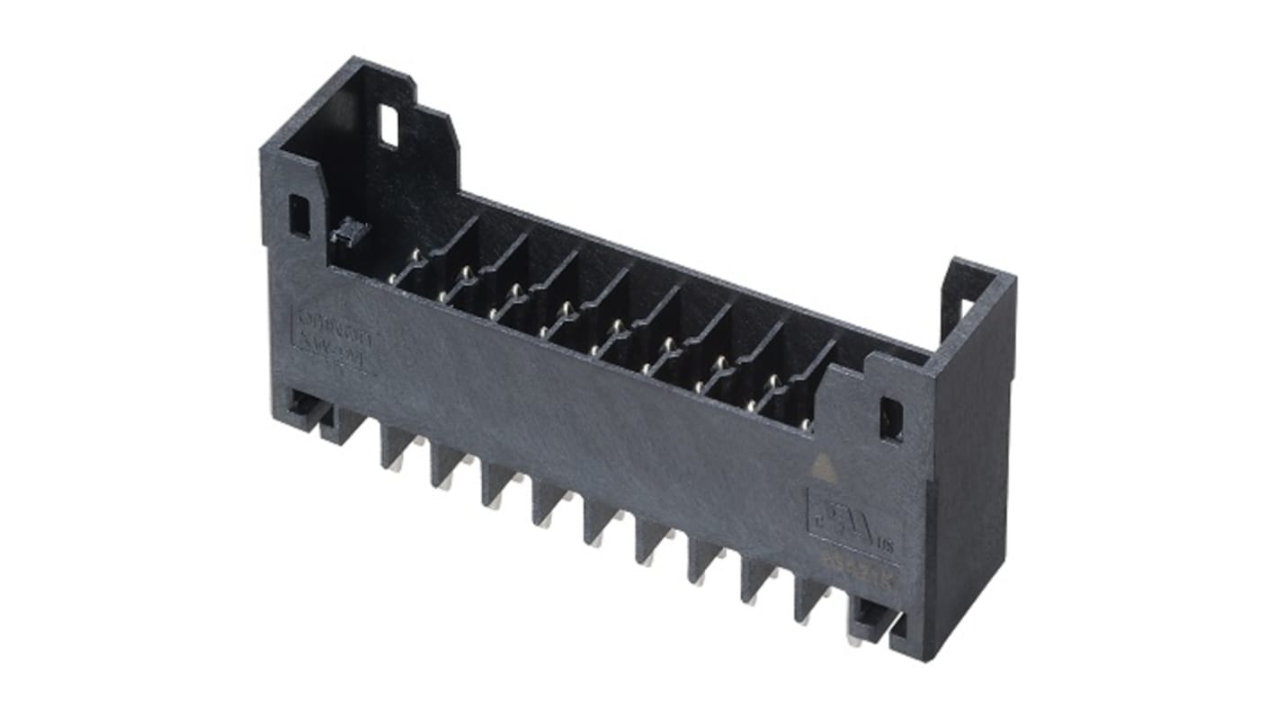 Omron 3.5mm Pitch 20 Way Pluggable Terminal Block, Header, Through Hole