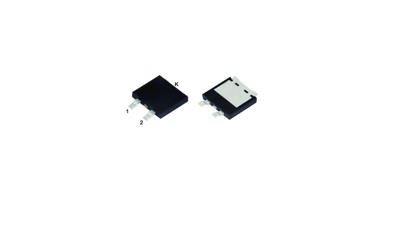 Vishay V20D SMD Schottky Gleichrichter & Schottky-Diode 2 Paar gemeinsame Kathode, 60V / 20A SMPD (TO-263AC)