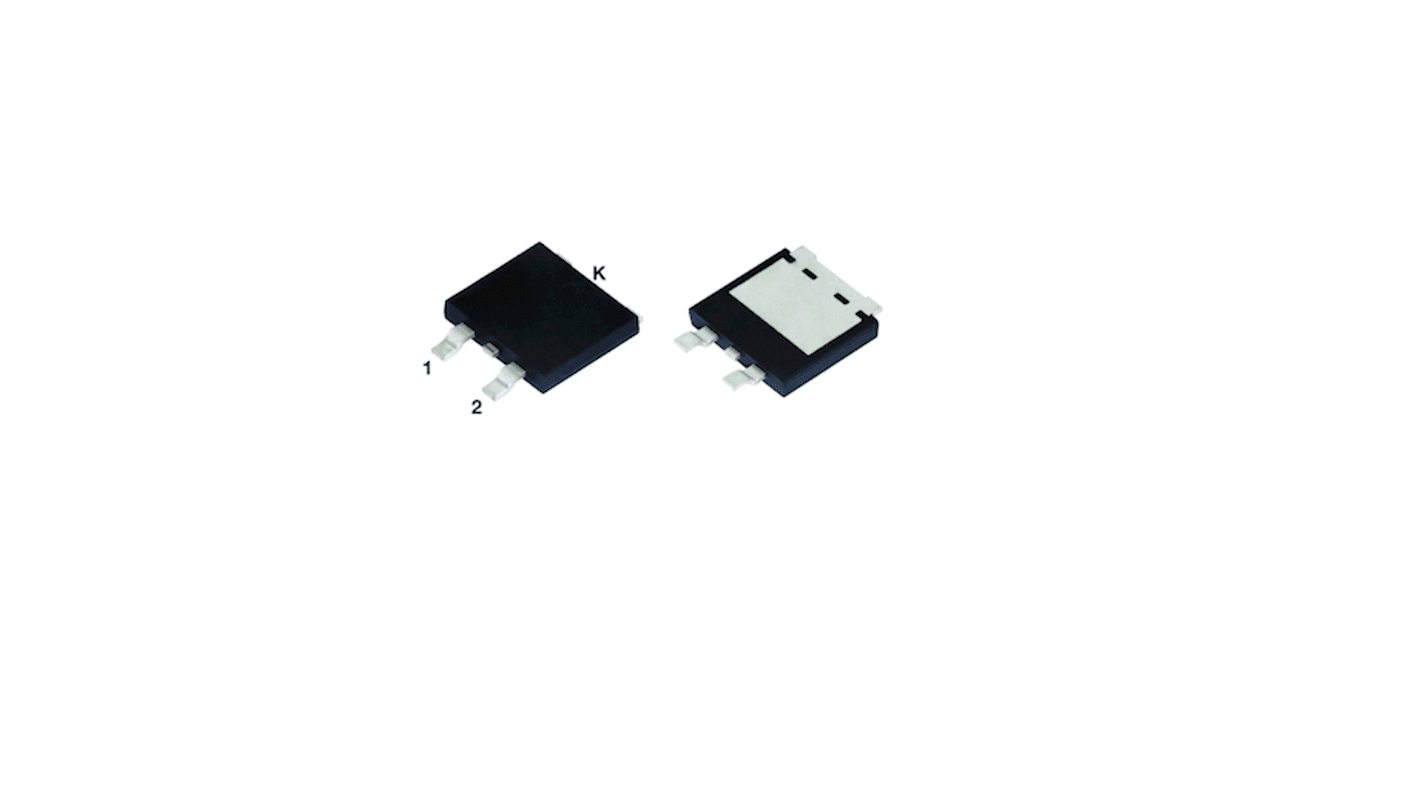 Diode Schottky et de redressement CMS Vishay, 60A, 60V, SMPD (TO-263AC)