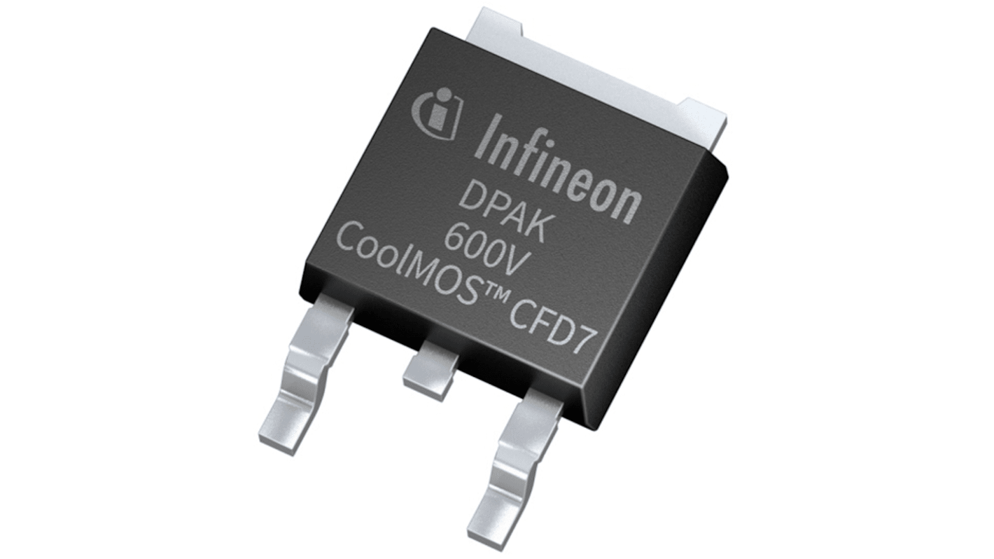 MOSFET Infineon IPD60R145CFD7ATMA1, VDSS 600 V, ID 16 A, TO-252 de 3 pines