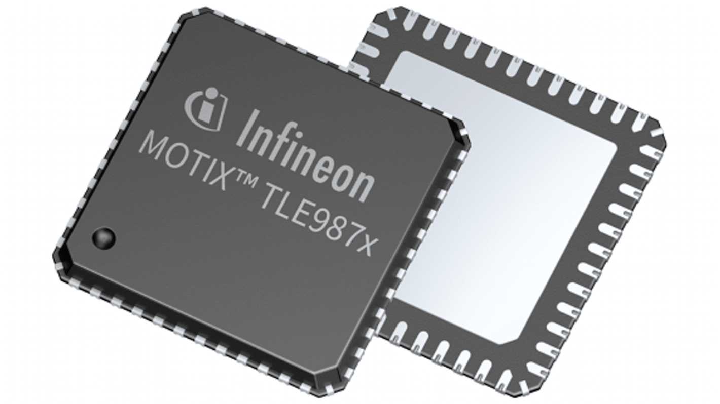 Infineon TLE9879QXW40XUMA1, BLDC 3-phase AC Motor Driver 50mA