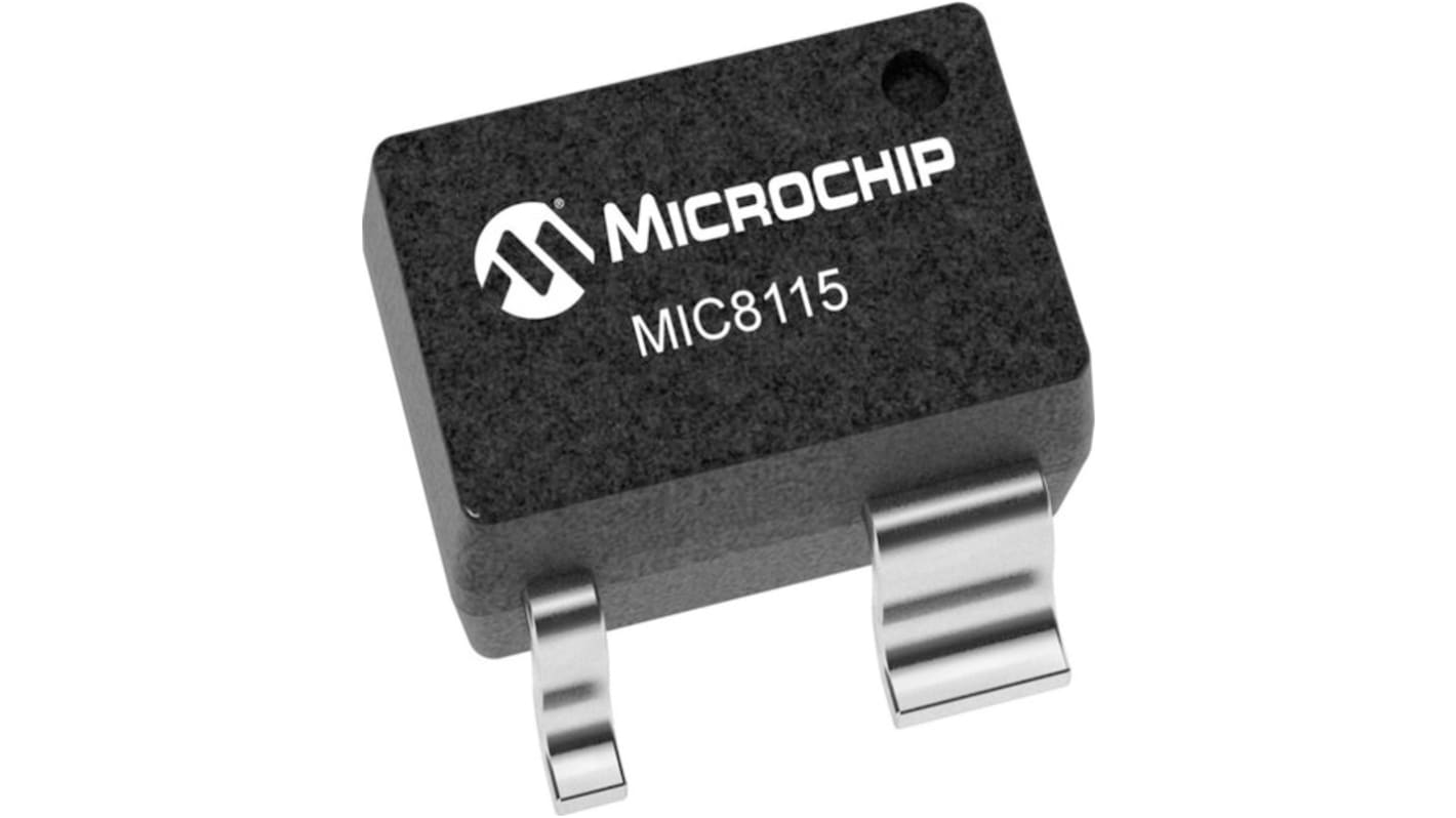 Supervisor de tensión MIC8115TUY-TR, Circuito de supervisión de microprocesador Reset Manual SOT-143 4 pines