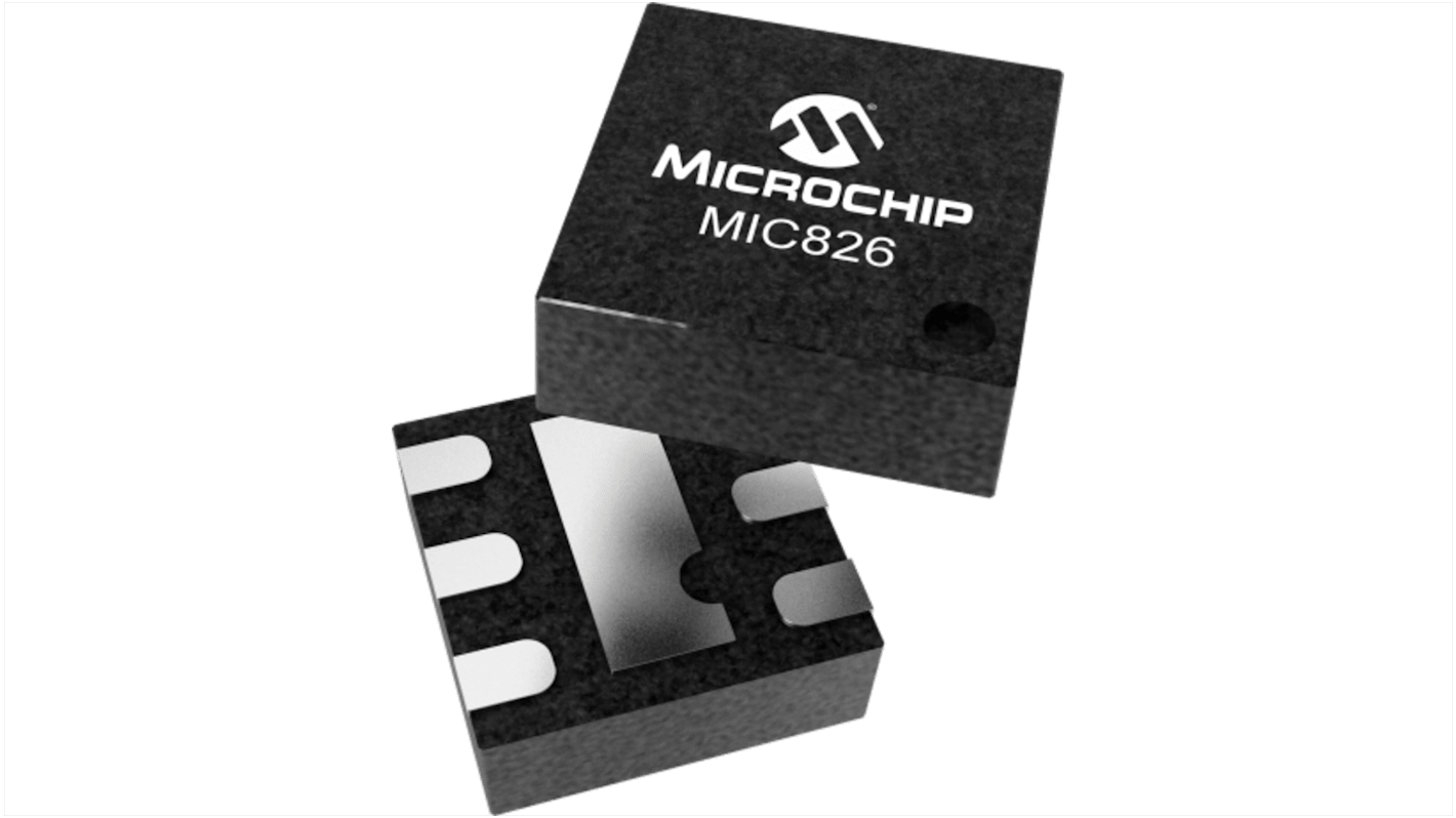 Microchip Voltage Supervisor 4.6V max., MIC826TYMT-TR