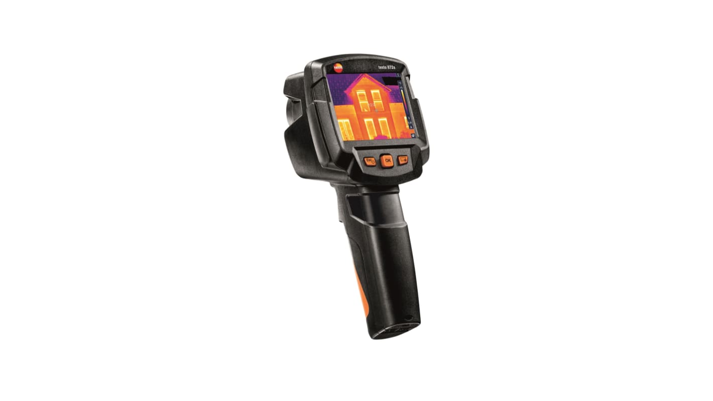 Testo 872s Wärmebildkamera 320 x 240Pixel, 0 → +650 °C, -30 → +100 °C, DKD/DAkkS-kalibriert