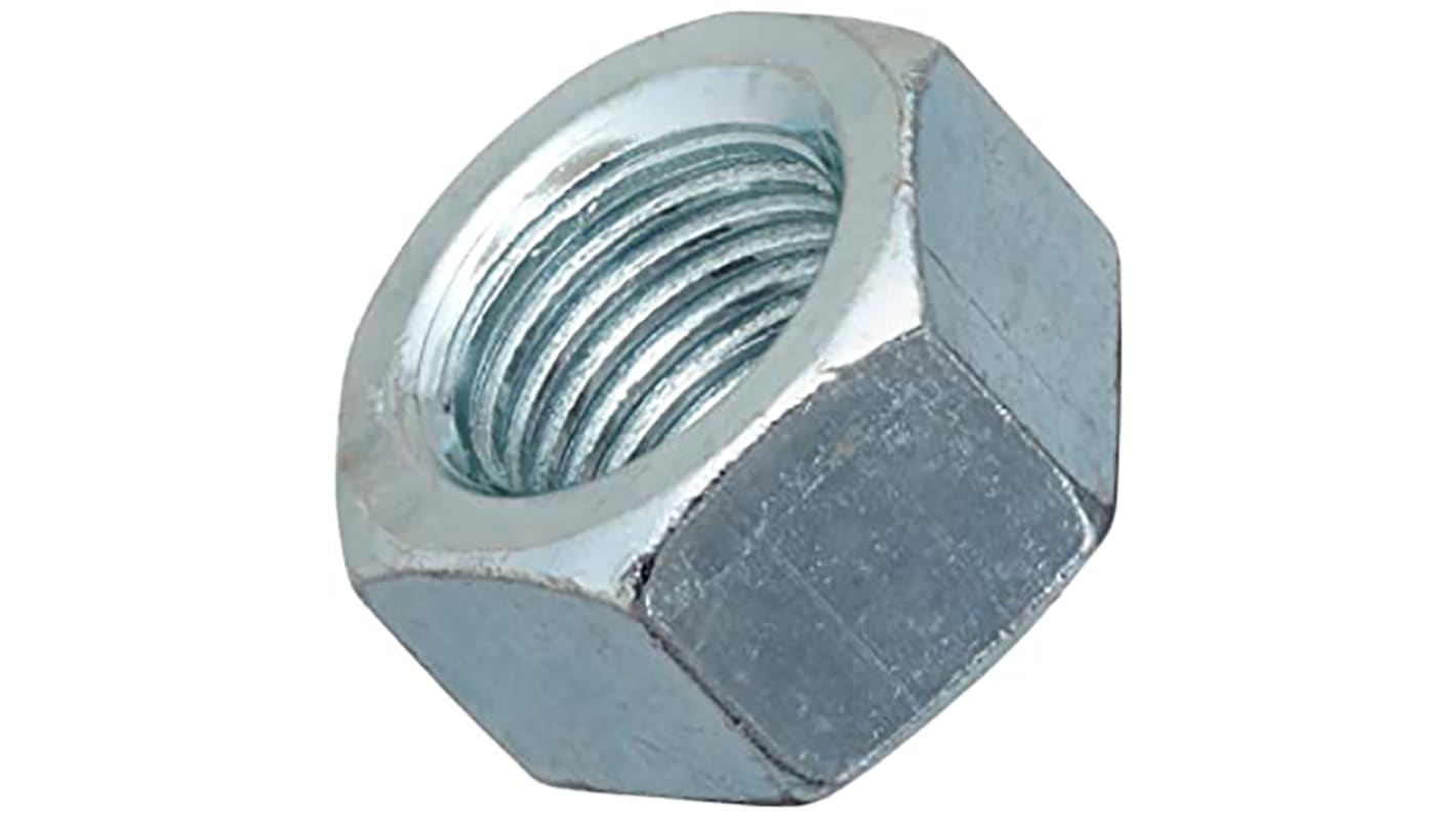 RS PRO Steel Hex Nut, 1/4-20in