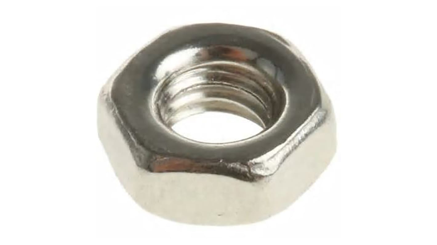 RS PRO Steel Screw Nut, 1/4-20 (7/16X3/16)in