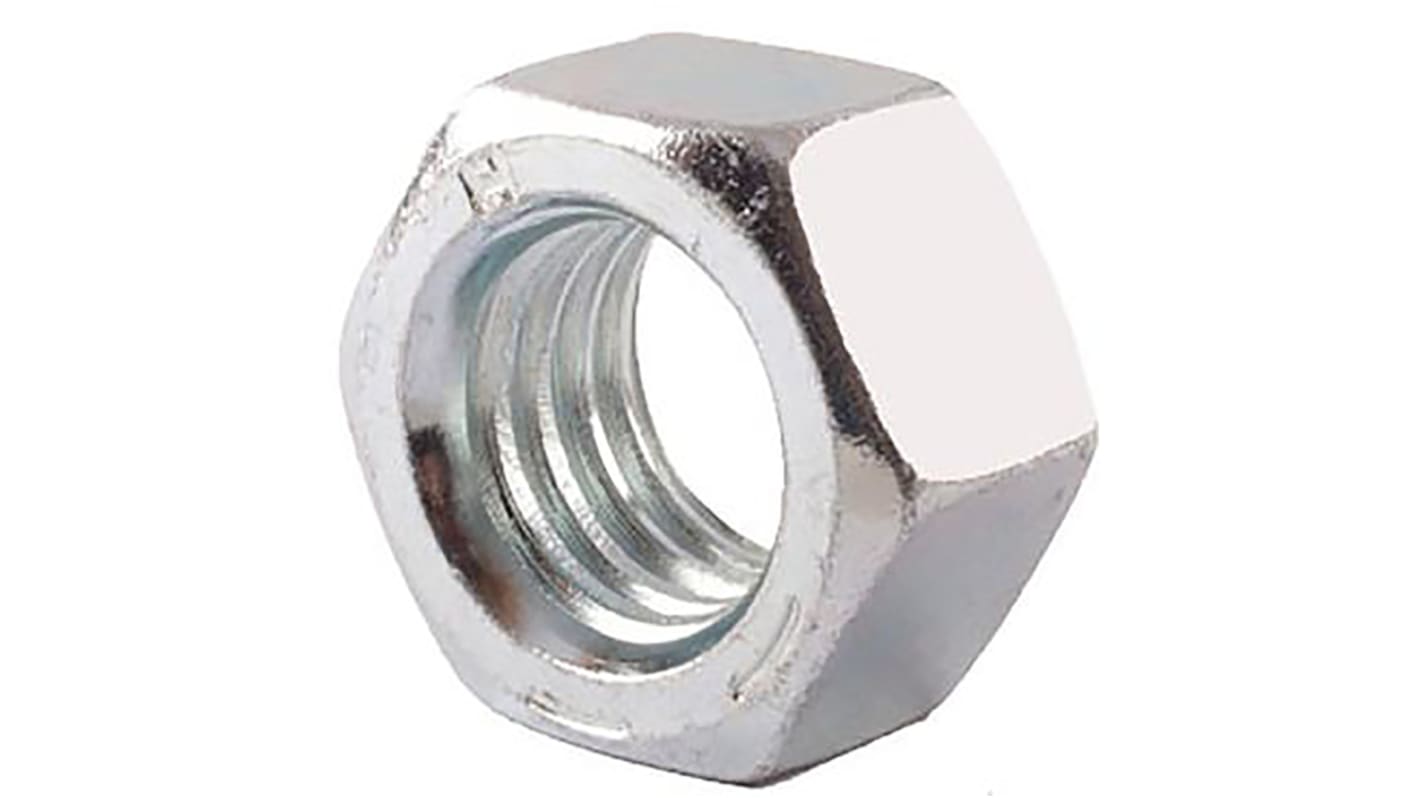 RS PRO Steel Hex Nut, 1/4-20in