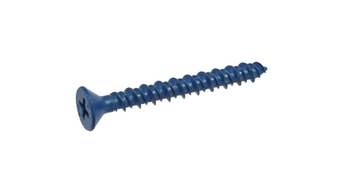 3/16 X 1 3/4 Phillips Flat Masonry Screw