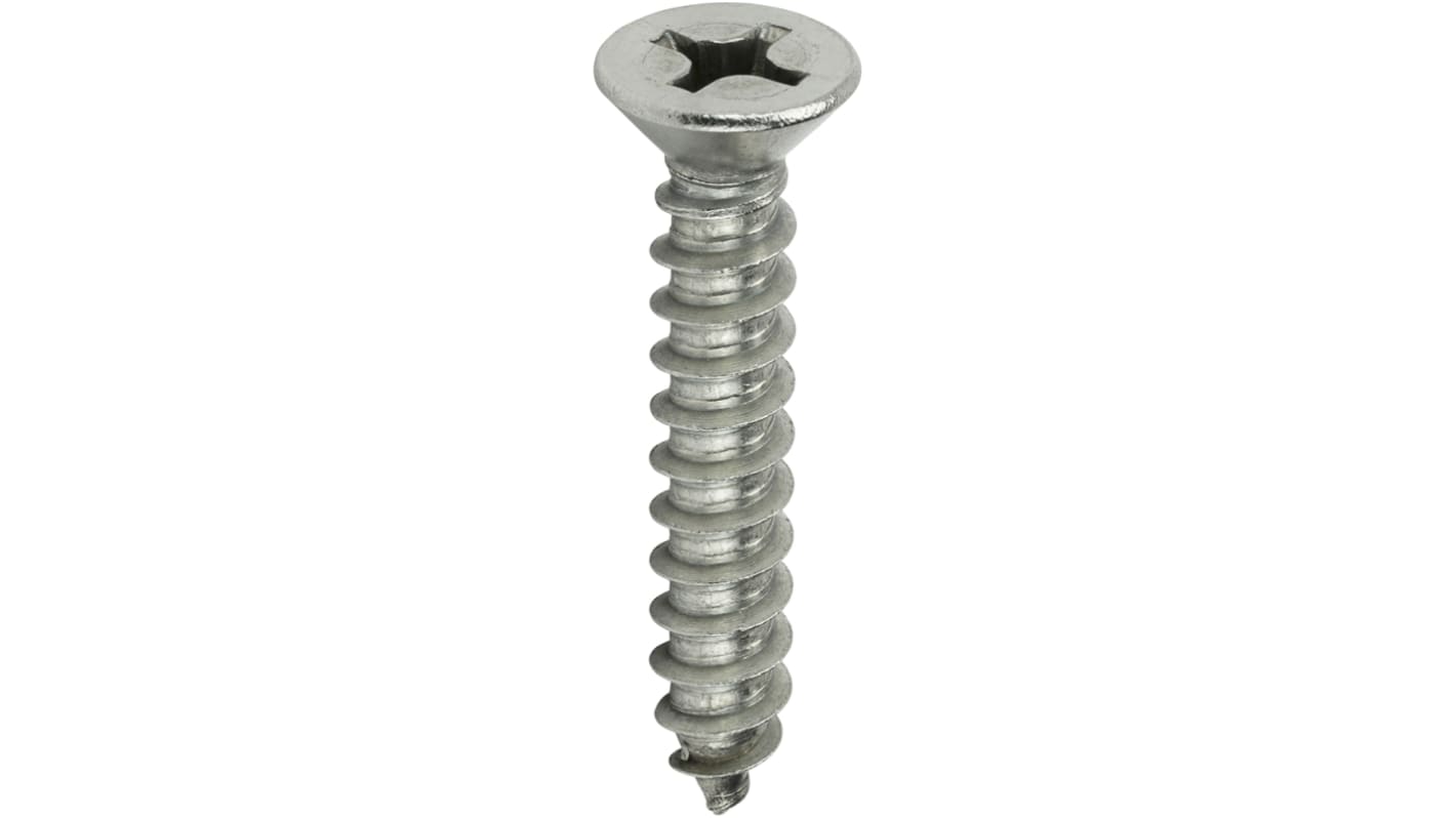 RS PRO Black Steel Self Drilling Screw x 7/16in Long