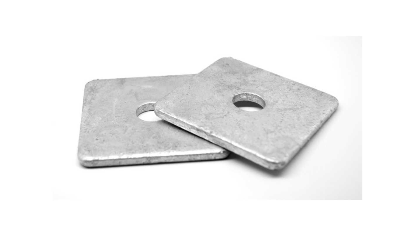 Steel Plain Square Plate Washer RS