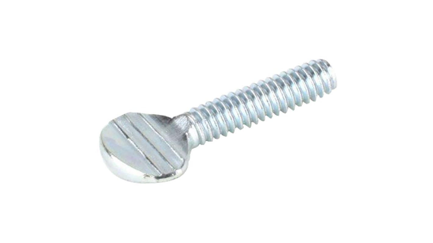 RS PRO Steel Shoulderless Thumb Screw RS