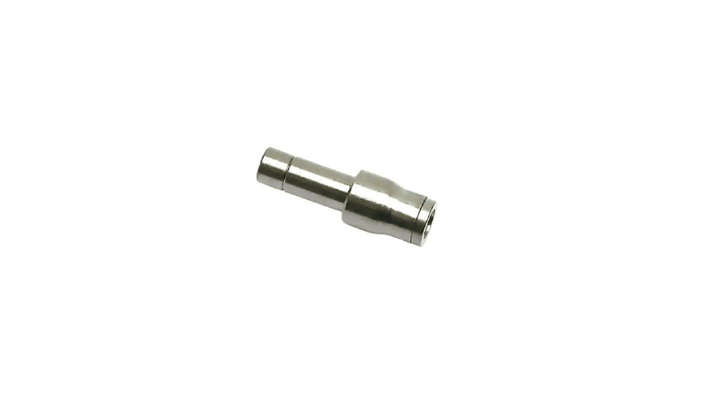 Legris 3666 Series Straight Tube-to-Tube Adaptor, Push In 14 mm to Push In 12 mm, Tube-to-Tube Connection Style