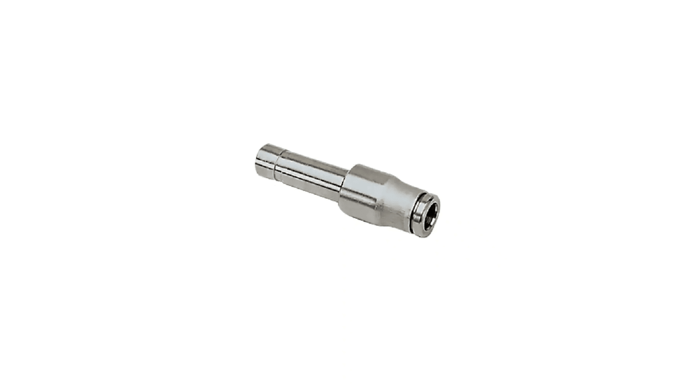 Legris 3866 Series Straight Tube-to-Tube Adaptor, Push In 10 mm to Push In 6 mm, Tube-to-Tube Connection Style