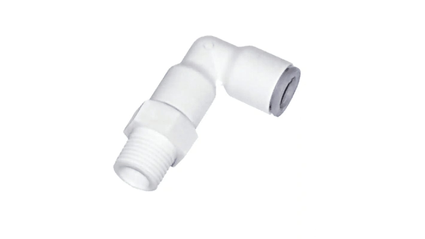 Legris 6302 Series Bulkhead Tube-to-Tube Adaptor, Push In 10 mm to Push In 10 mm, Tube-to-Tube Connection Style