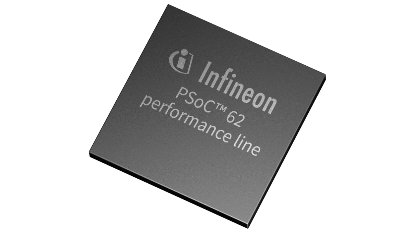 Microcontrollore Infineon, ARM, WLCSP, PSoC 62, 100 Pin, Montaggio superficiale