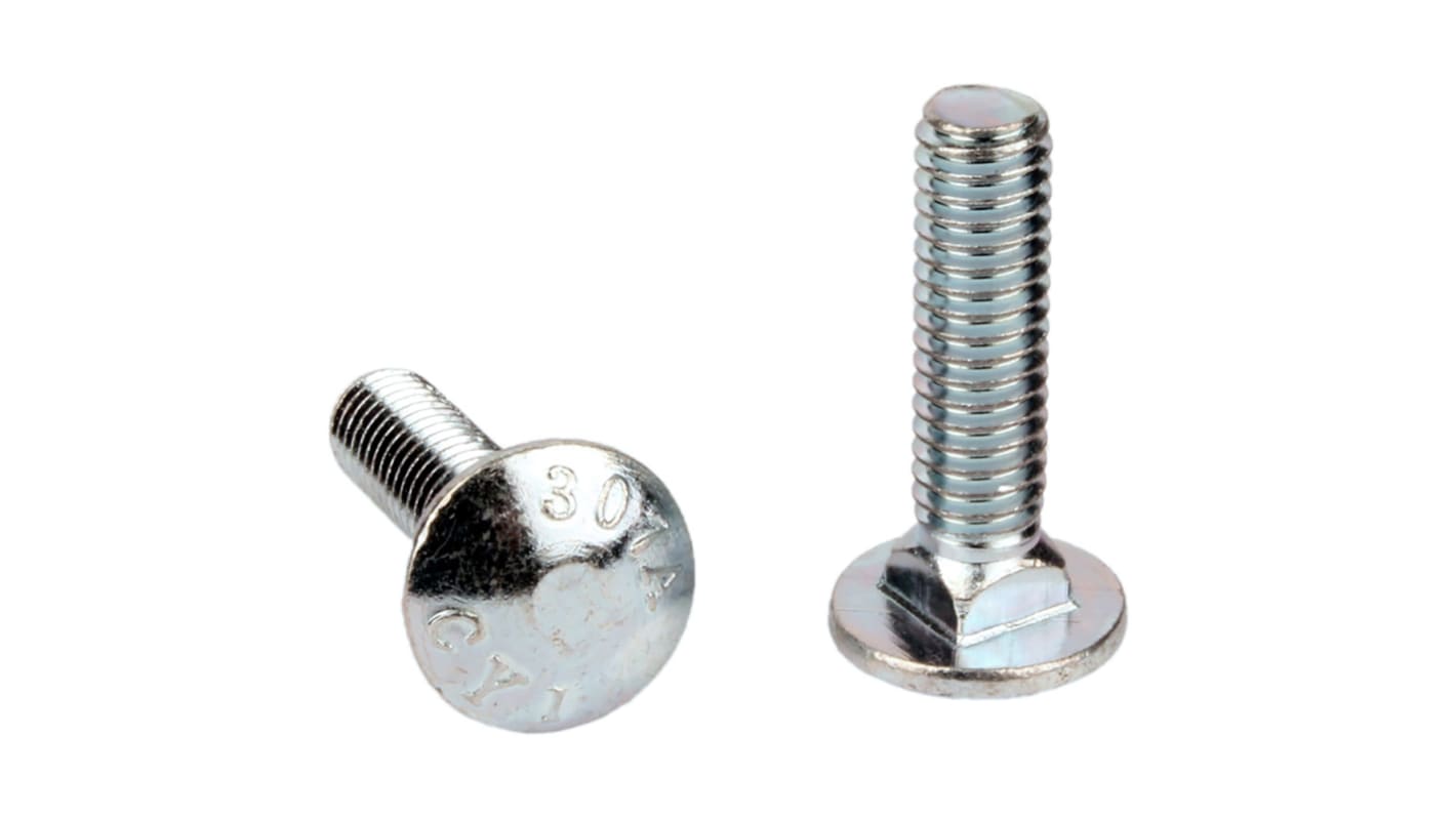 Steel Coach Bolt, 5/8-11 x 3 1/2in