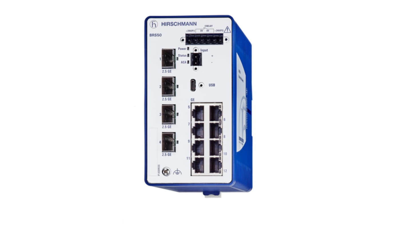 Ethernet Switch 12-portowy 12, Hirschmann Przełącznik zarządzalny