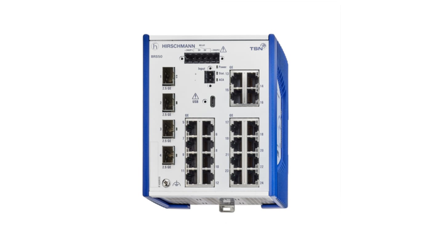 Hirschmann Ethernet-Switch 24-Port Managed Switch 123mm