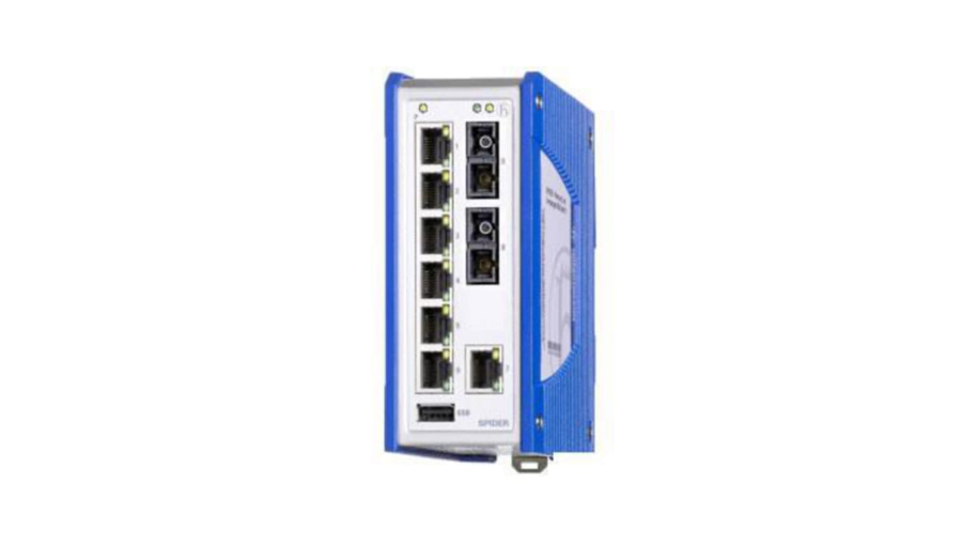 Ethernet Switch 7-portowy 7, Hirschmann Bez zarządzania