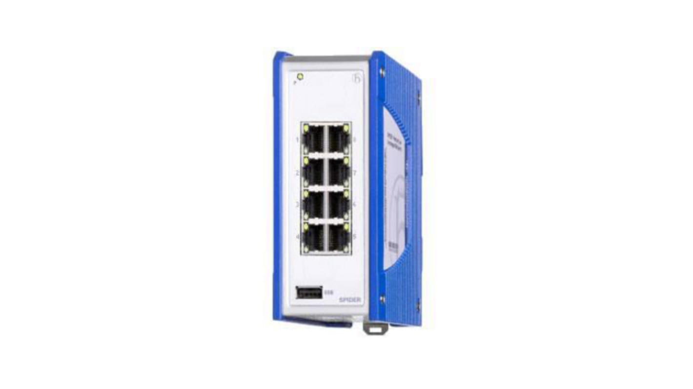Hirschmann Ethernet-Switch 8-Port Unmanaged 135 x 117 x 49mm