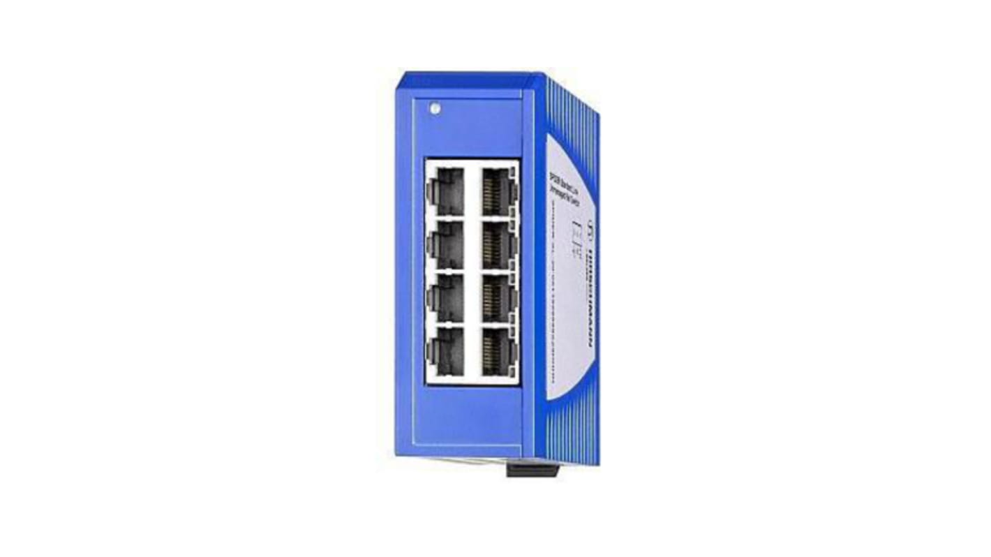 Switch Ethernet Hirschmann, 8 puertos, 8 RJ45