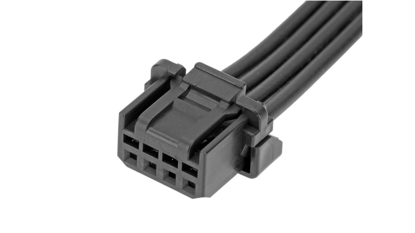 Conjunto de cables Molex Micro-One 219652, Con A: Hembra, 4 vías, Con B: Hembra, 4 vías, paso 2mm