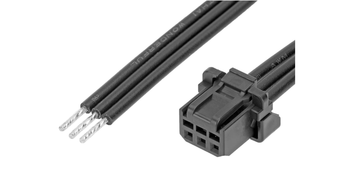 Molex 3 Way Female Micro-One Unterminated Wire to Board Cable