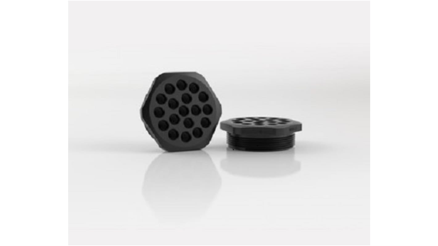 Lapp SKINTOP Series Black Polycarbonate Cable Gland, M40 Thread, 2mm Min, 6mm Max, IP66, IP67, IP68