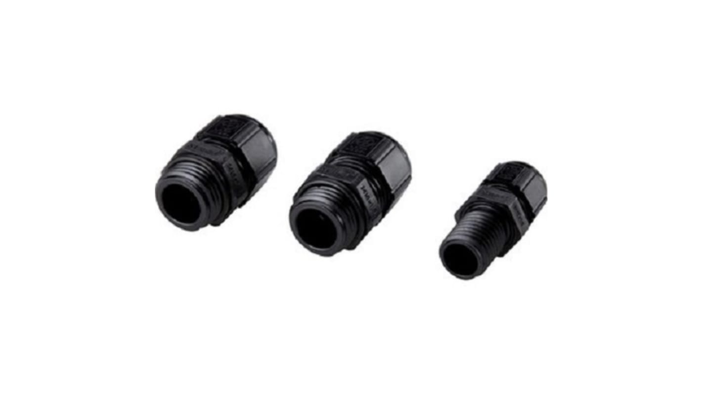 Lapp SKINTOP Series Black Polycarbonate Cable Gland, M16 Thread, 7mm Min, 9mm Max, IP68