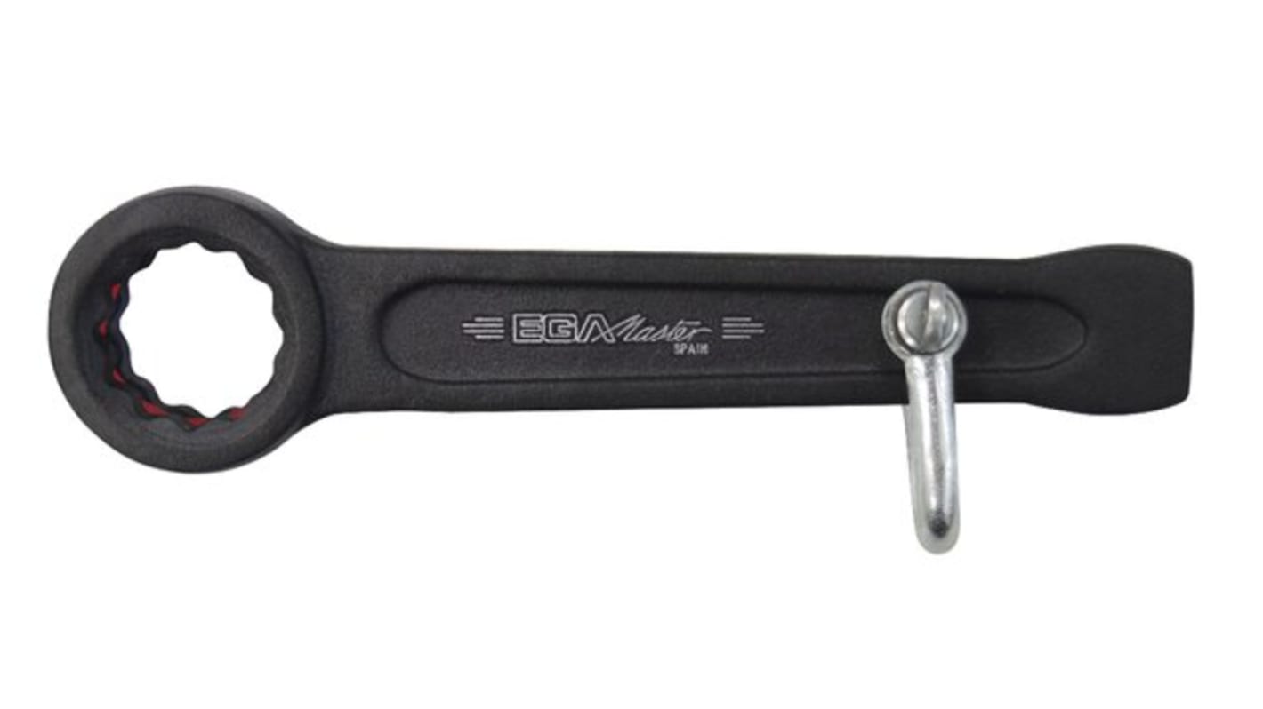Ega-Master Schraubenschlüssel Bandschlüssel , Metall Griff, Backenweite 50mm, / Länge 250 mm