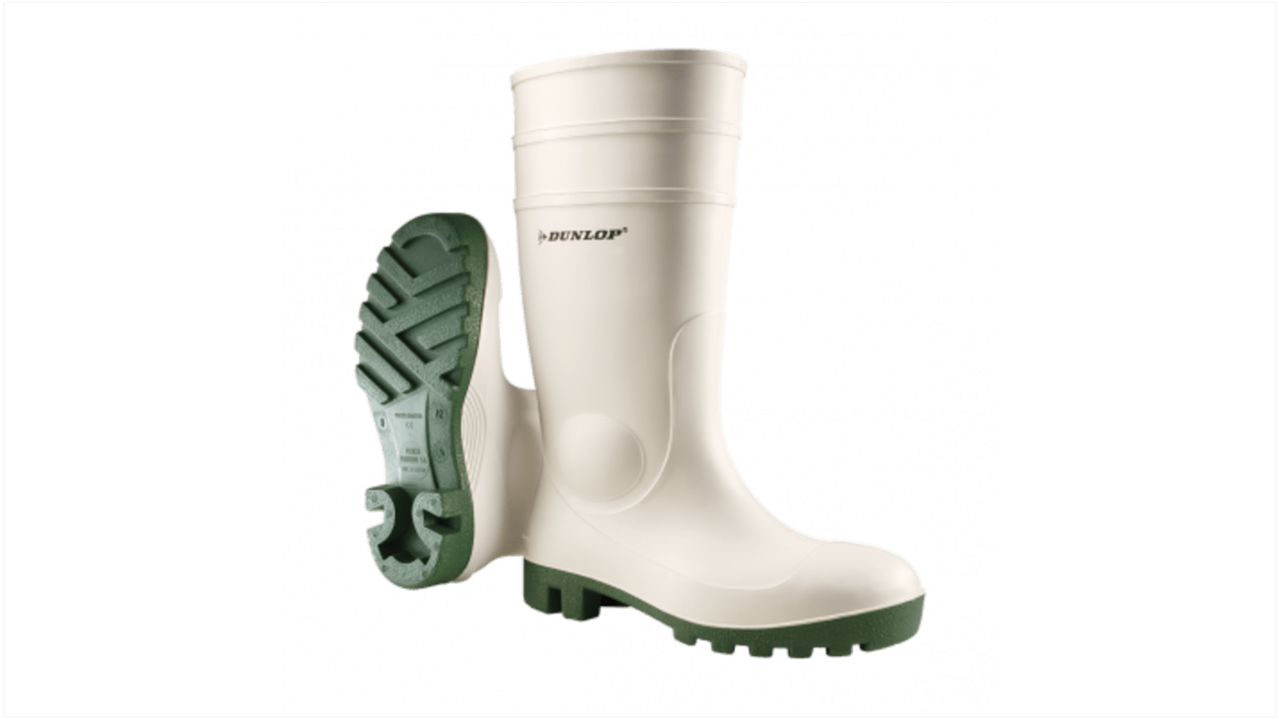 Botas de seguridad Dunlop de color Blanco, talla 38, SB SRA