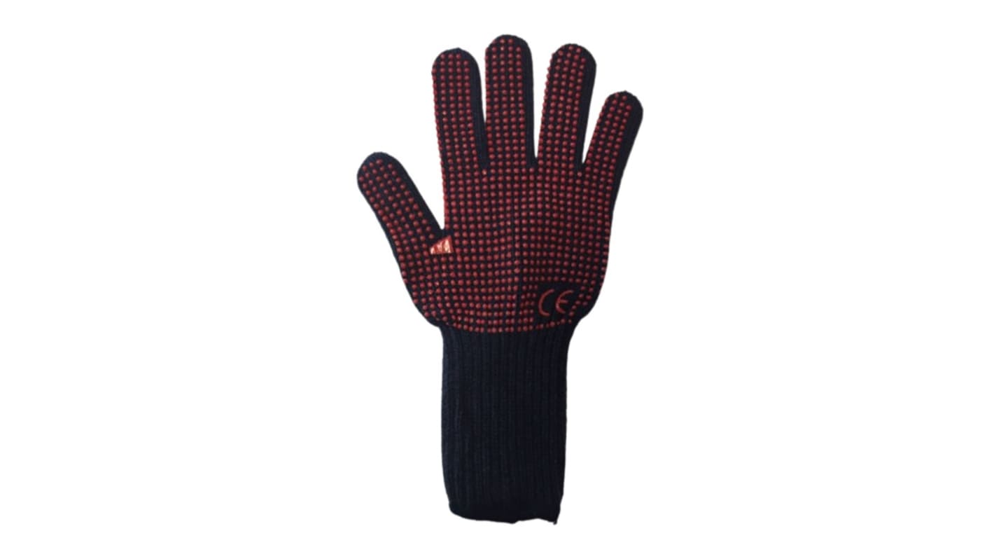 RS PRO Blue Polyester Anti-Slip Gripper Gloves, Size 9, PVC dots Coating