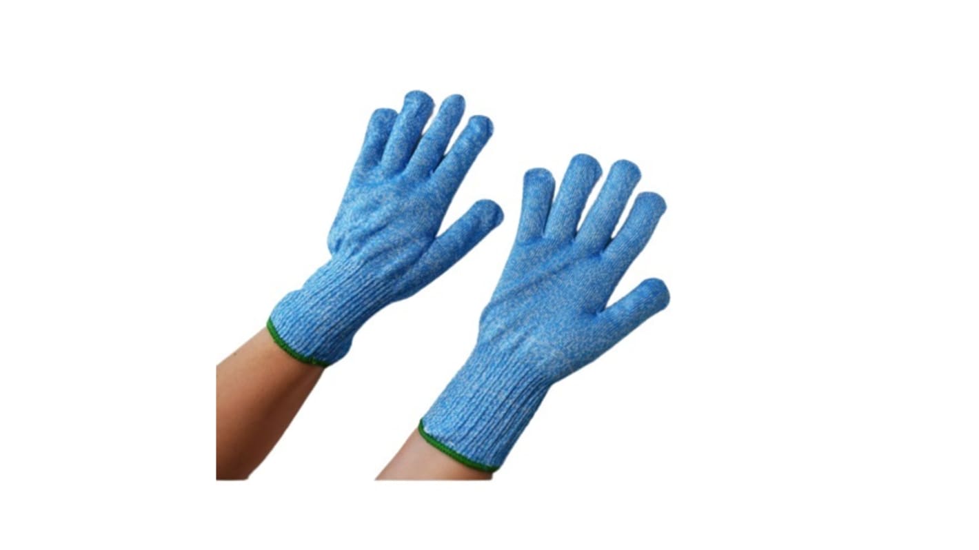 RS PRO Schneidfeste Handschuhe, Größe 7, Antimikrobieller Schutz Blau 1Paar Stk.