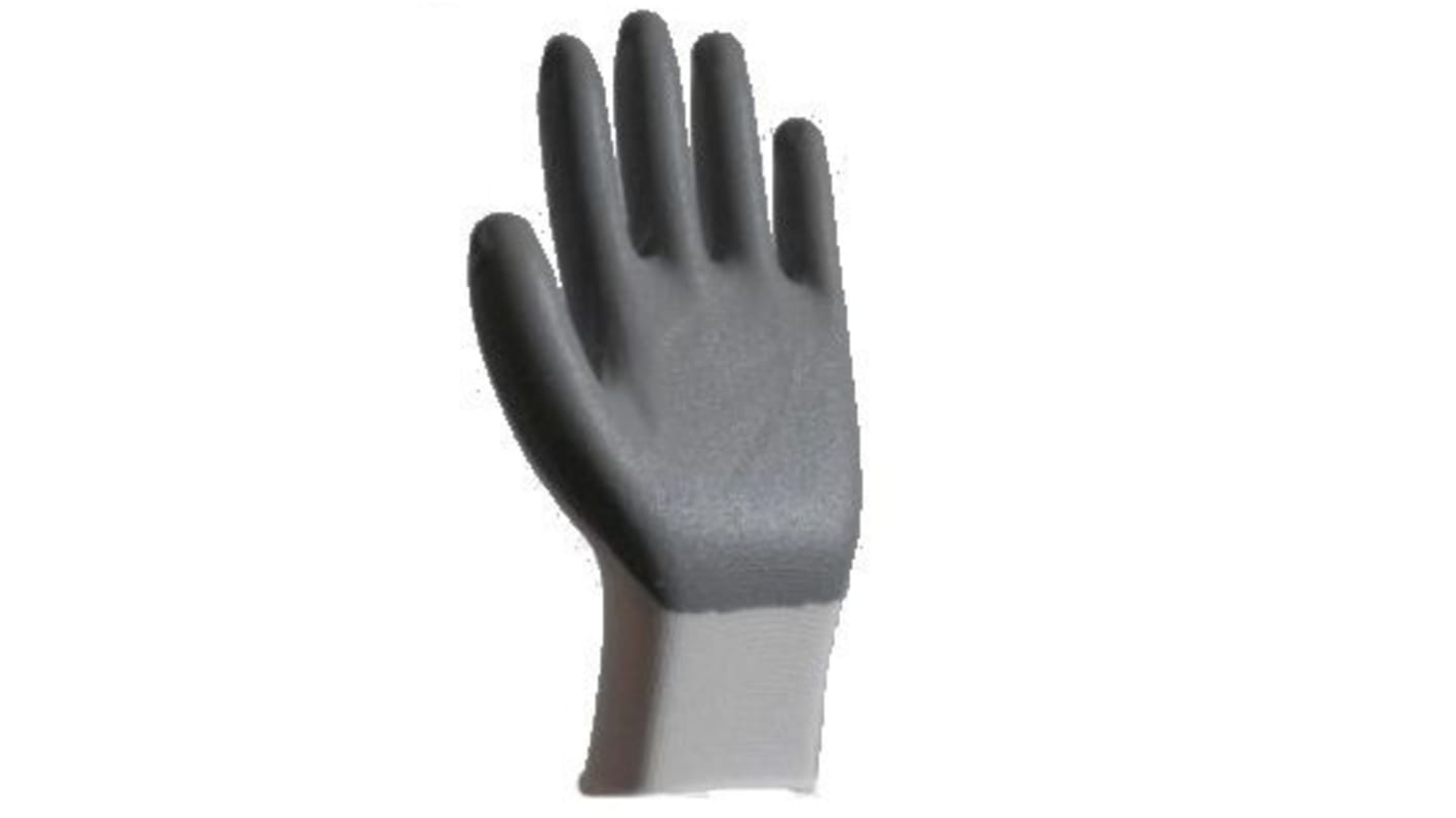 RS PRO Grey Polyester General Purpose Gloves, Size 7, Nitrile Coating