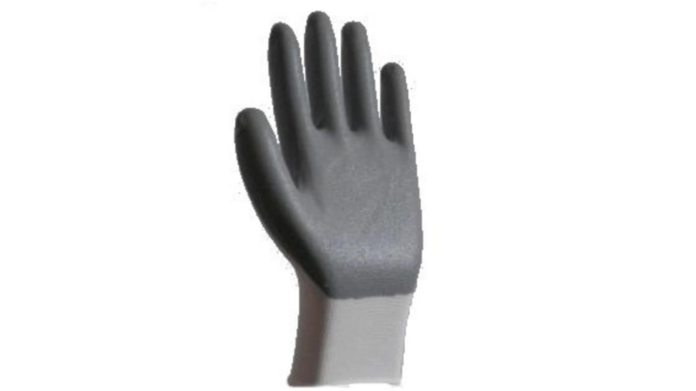 Guantes de Poliéster Gris RS PRO, talla 9, L, con recubrimiento de Nitrilo, Uso general