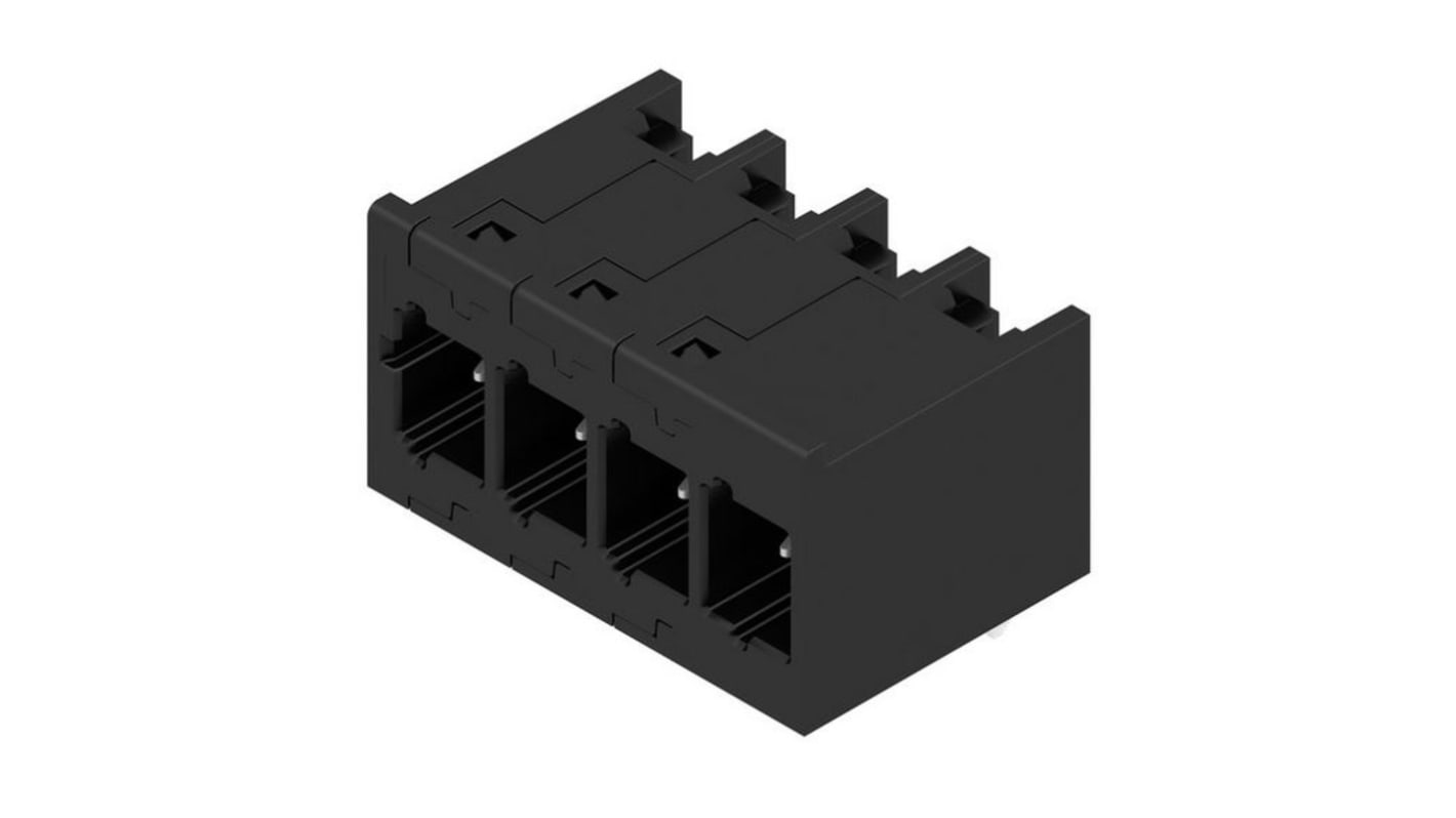 Weidmuller 5mm Pitch 4 Way Pluggable Terminal Block, Header, Plug-In