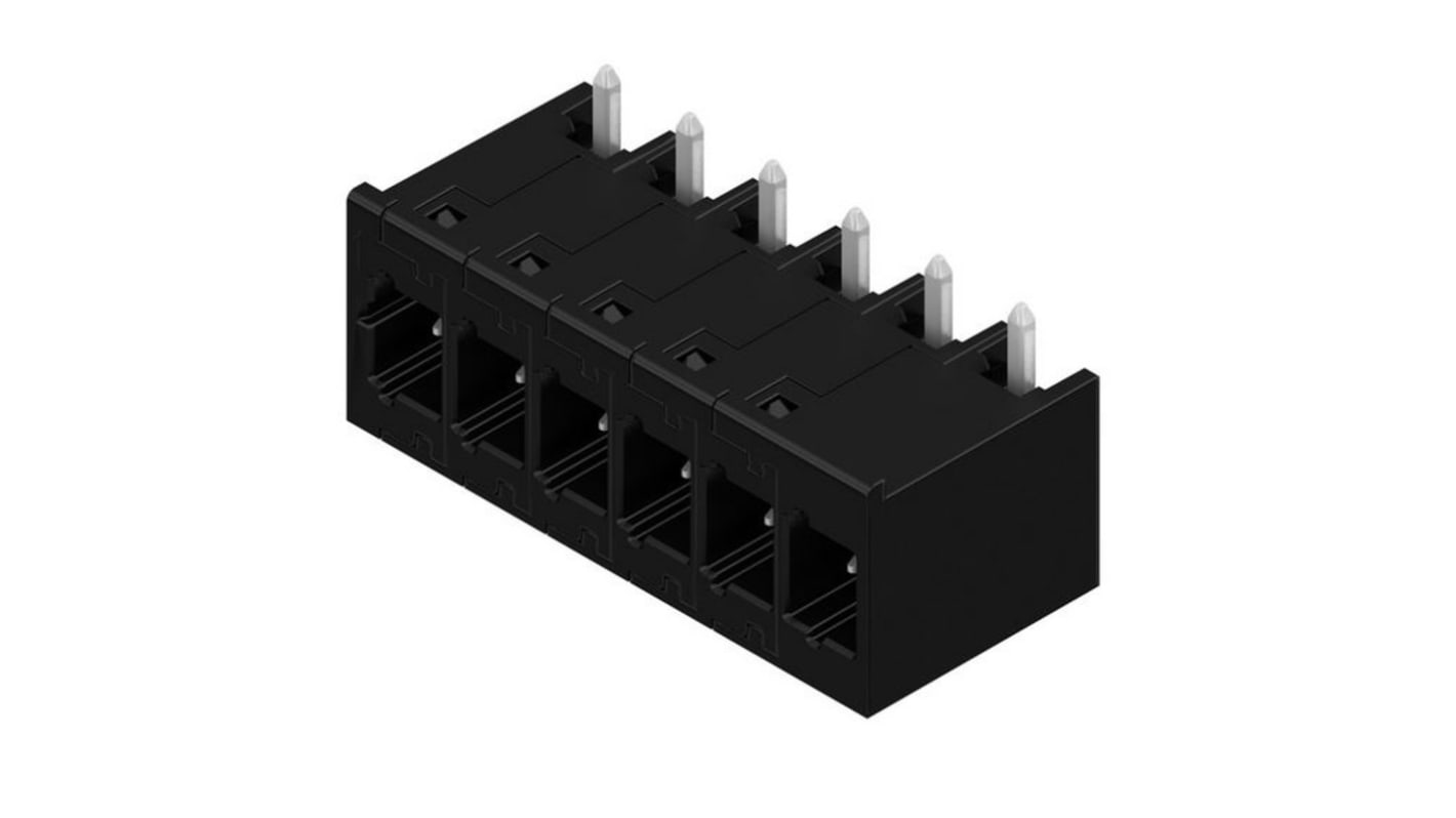 Weidmuller 5mm Pitch 6 Way Pluggable Terminal Block, Header, Plug-In