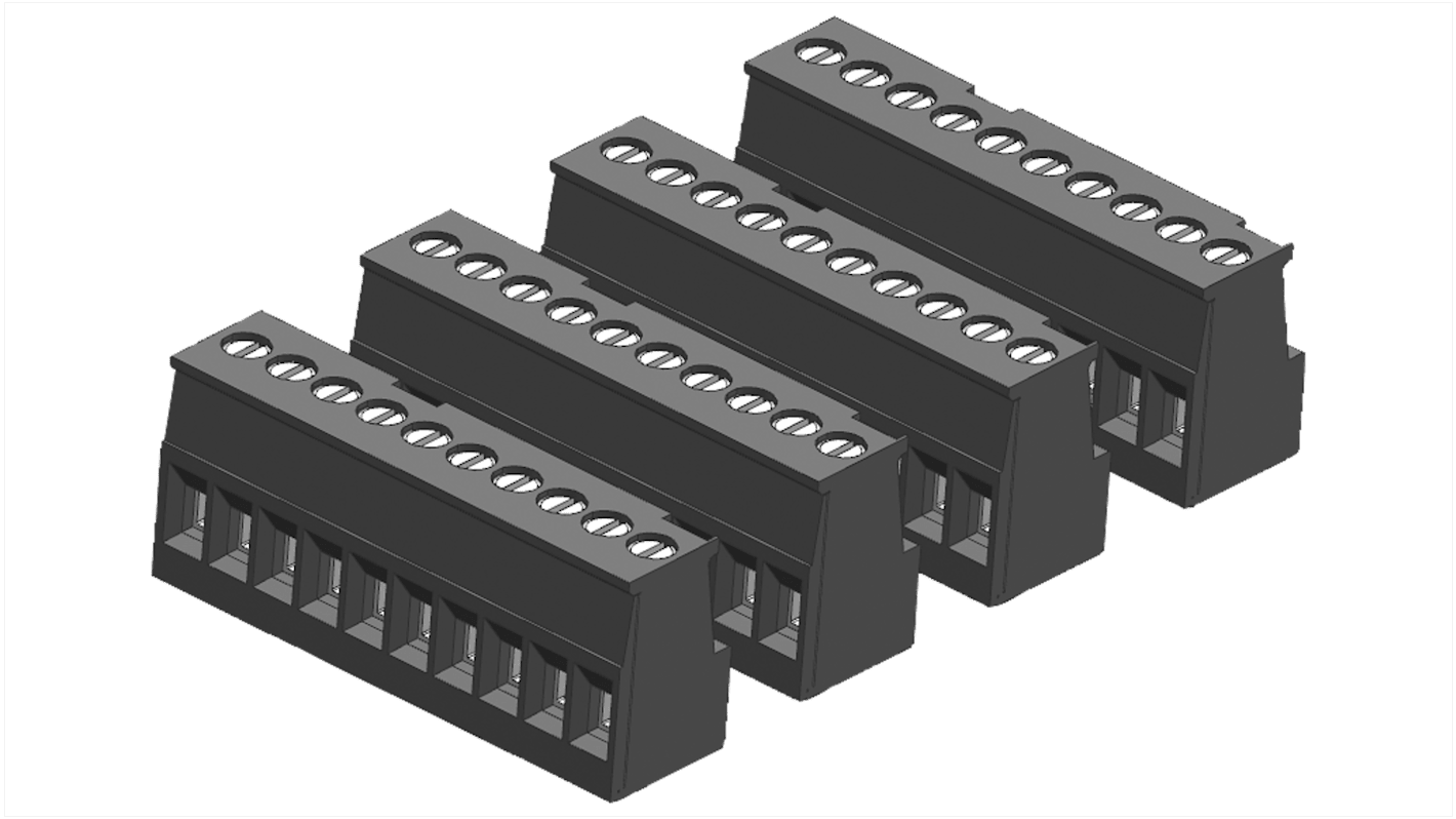 Siemens PCB Terminal Block, 10-Contact, Surface Mount, 1-Row