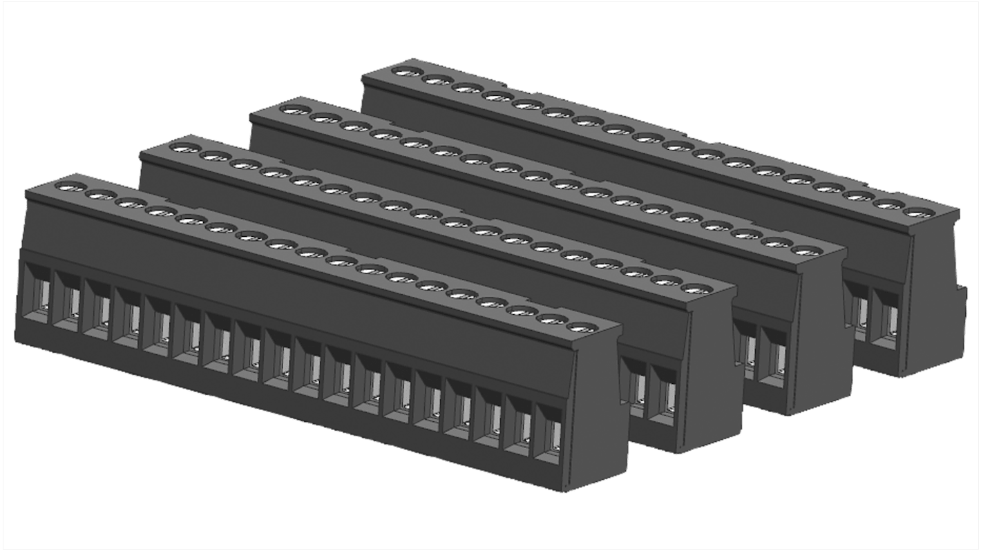 Siemens Printklemme, SMD, 18-polig / 1-reihig