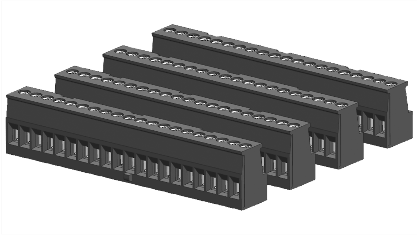 Siemens SIMATIC S7-1200 Series PCB Terminal Block, 20-Contact, Surface Mount, 1-Row