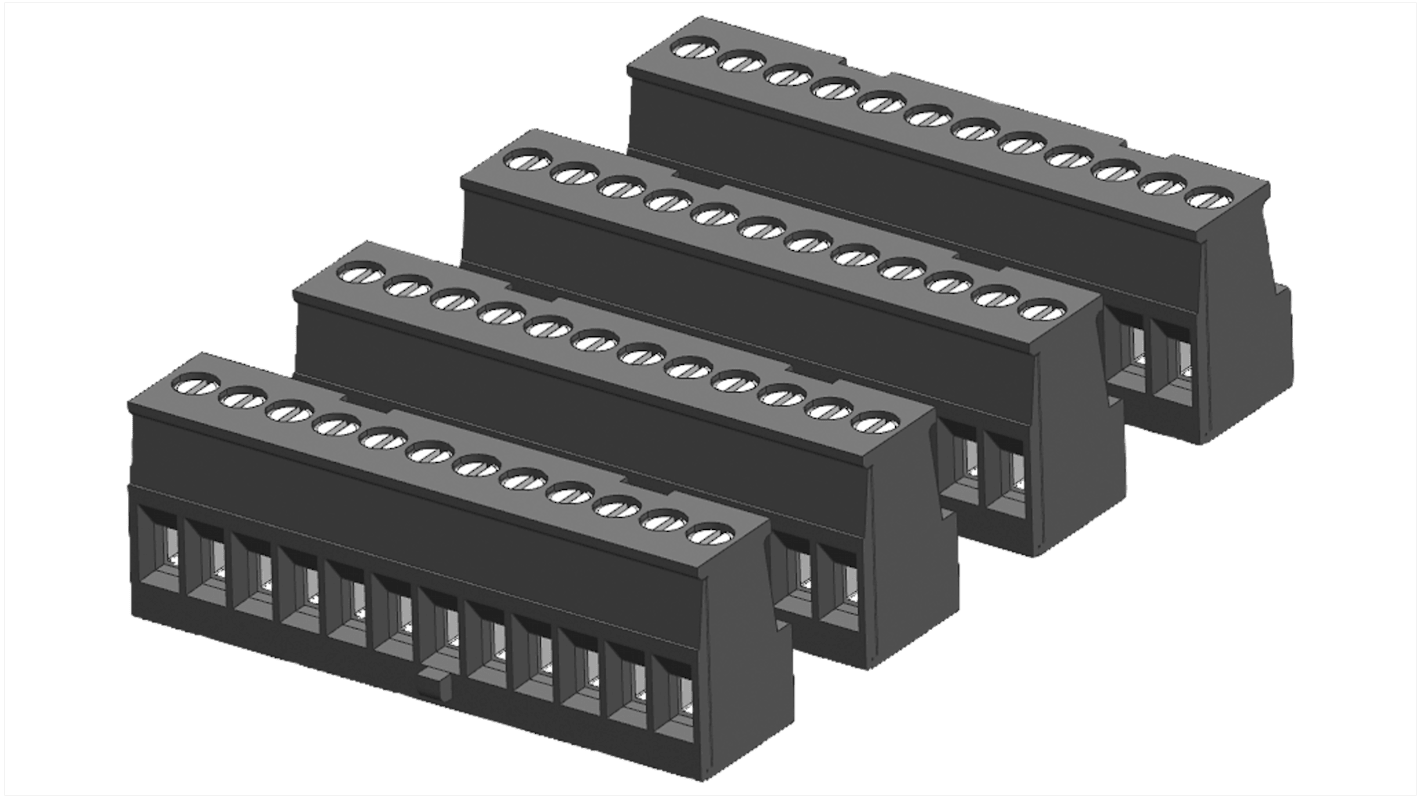 Siemens Printklemme, SMD, 12-polig / 1-reihig