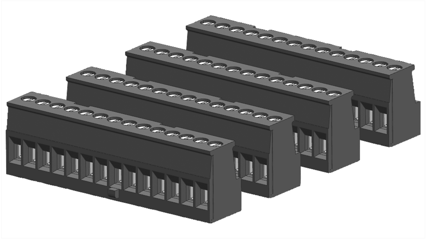 Morsettiera per circuito stampato Siemens a 14 vie, 1 fila, Montaggio superficiale