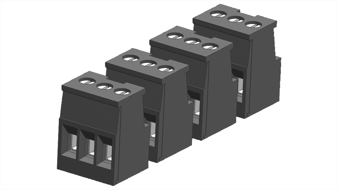 Siemens Printklemme, SMD, 3-polig / 1-reihig